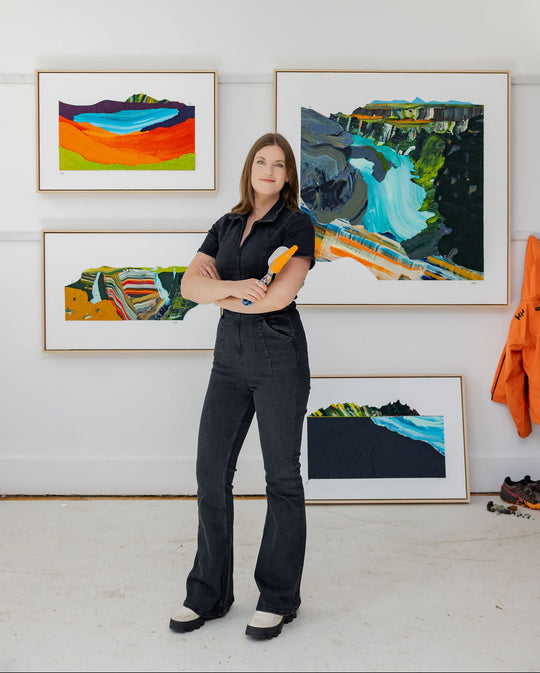 An Oversized Puddle - 24x36" Original Painting