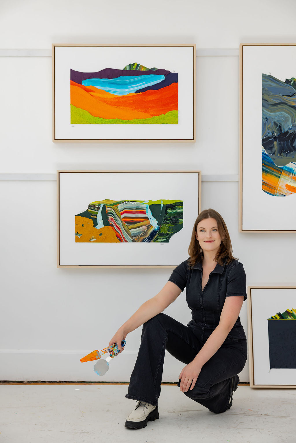 An Oversized Puddle - 24x36" Original Painting