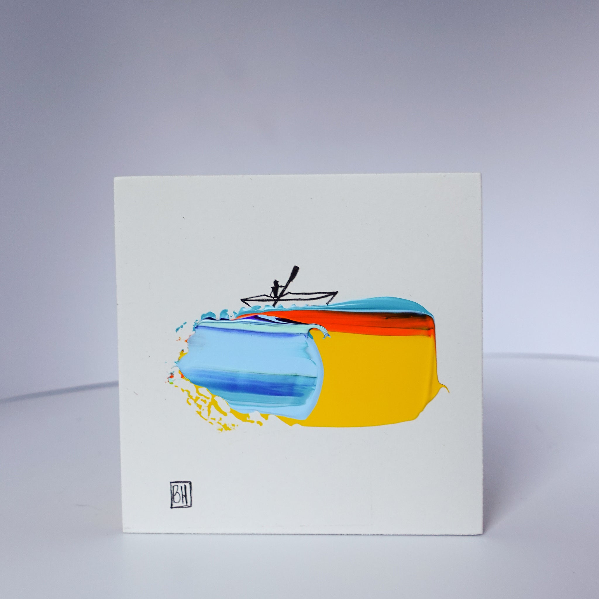 Forever Yaking - 4x4" Original Art