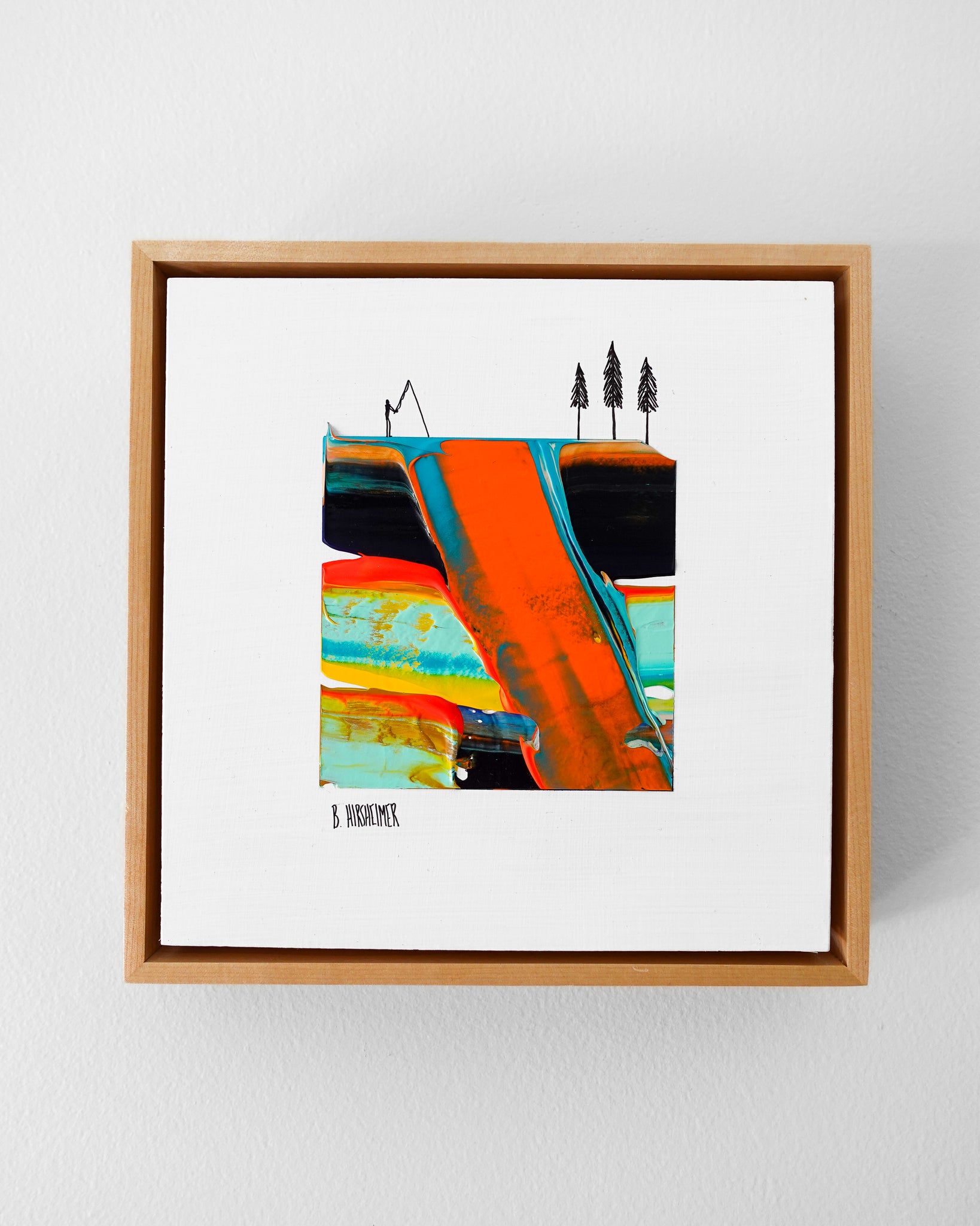 Catch Dude Outside - 8x8” Original Art
