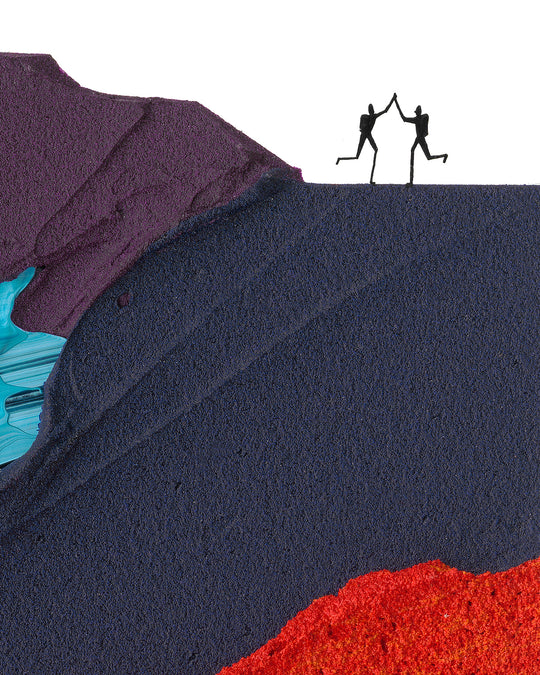 An Oversized Puddle - 24x36" Original Painting