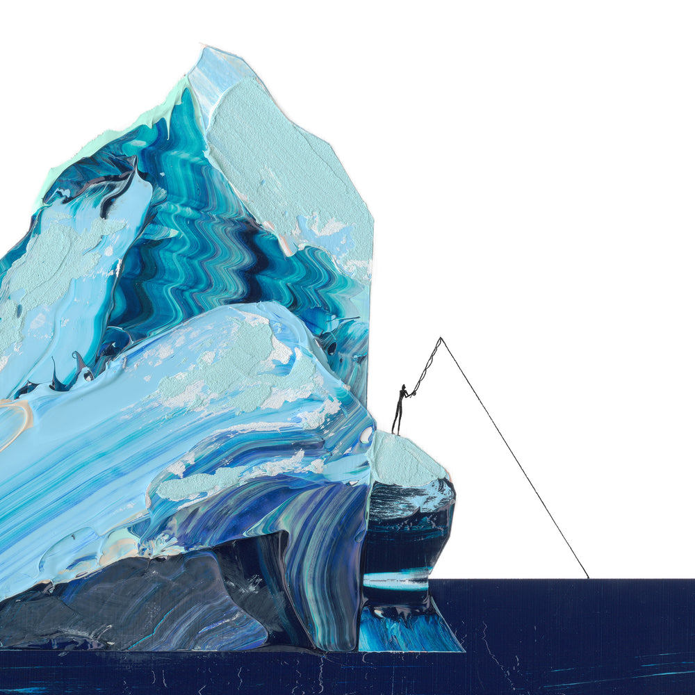 Winter Nourishment - 36x36" Original Painting