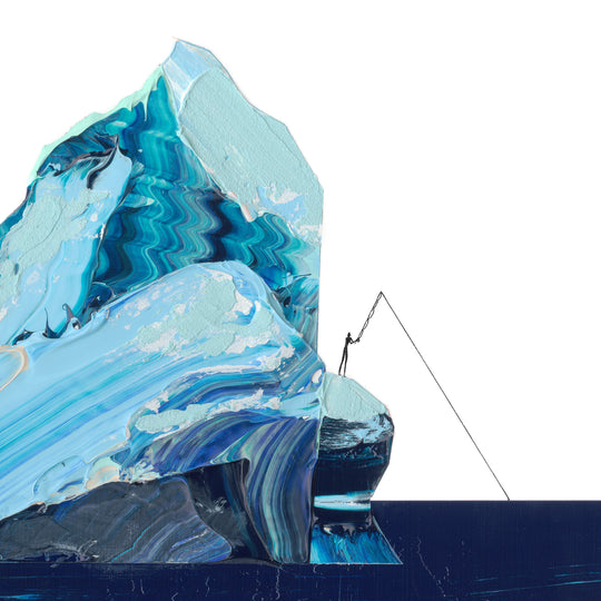 Winter Nourishment - 36x36" Original Painting