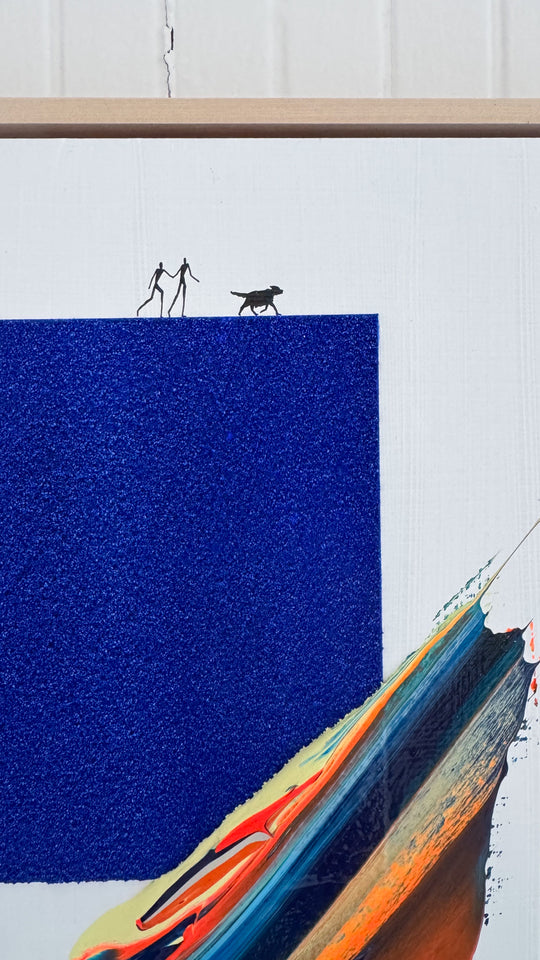 Taking My Humans for a Sunset Walk on the Beach