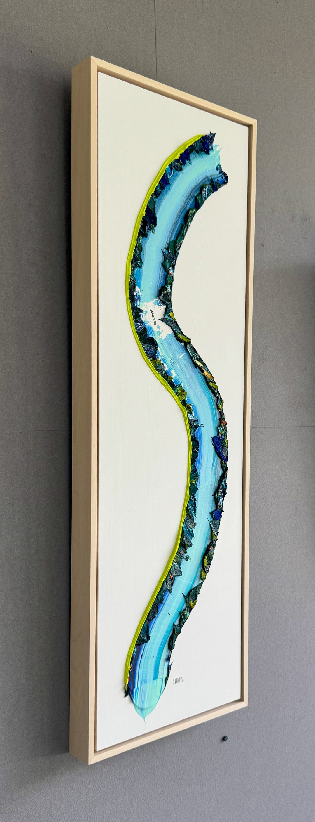 This is Where Artists Live - 14X46" Original Painting
