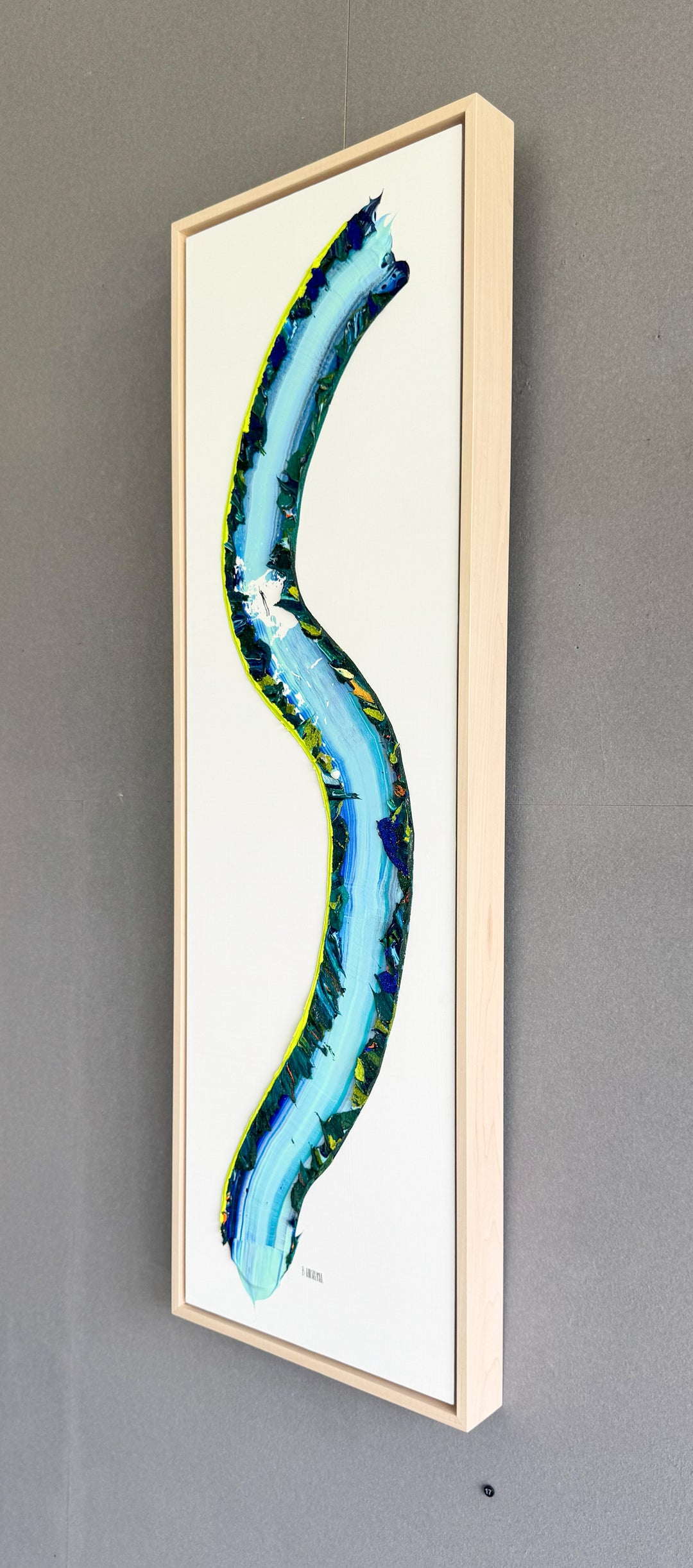 This is Where Artists Live - 14X46" Original Painting