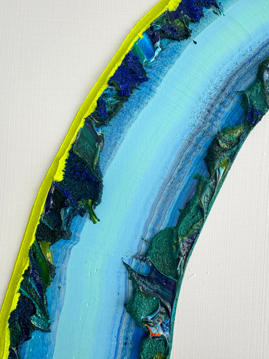 This is Where Artists Live - 14X46" Original Painting