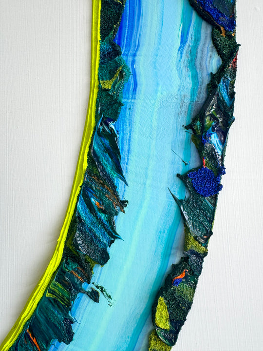 This is Where Artists Live - 14X46" Original Painting