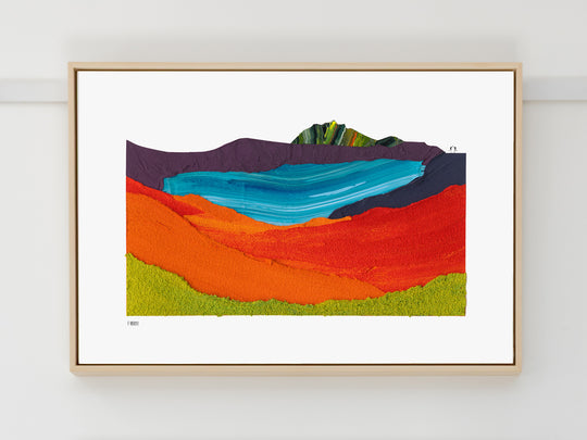 An Oversized Puddle - 24x36" Original Painting