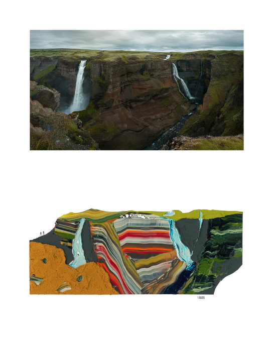 Making a Foss - 24x36" Original Painting