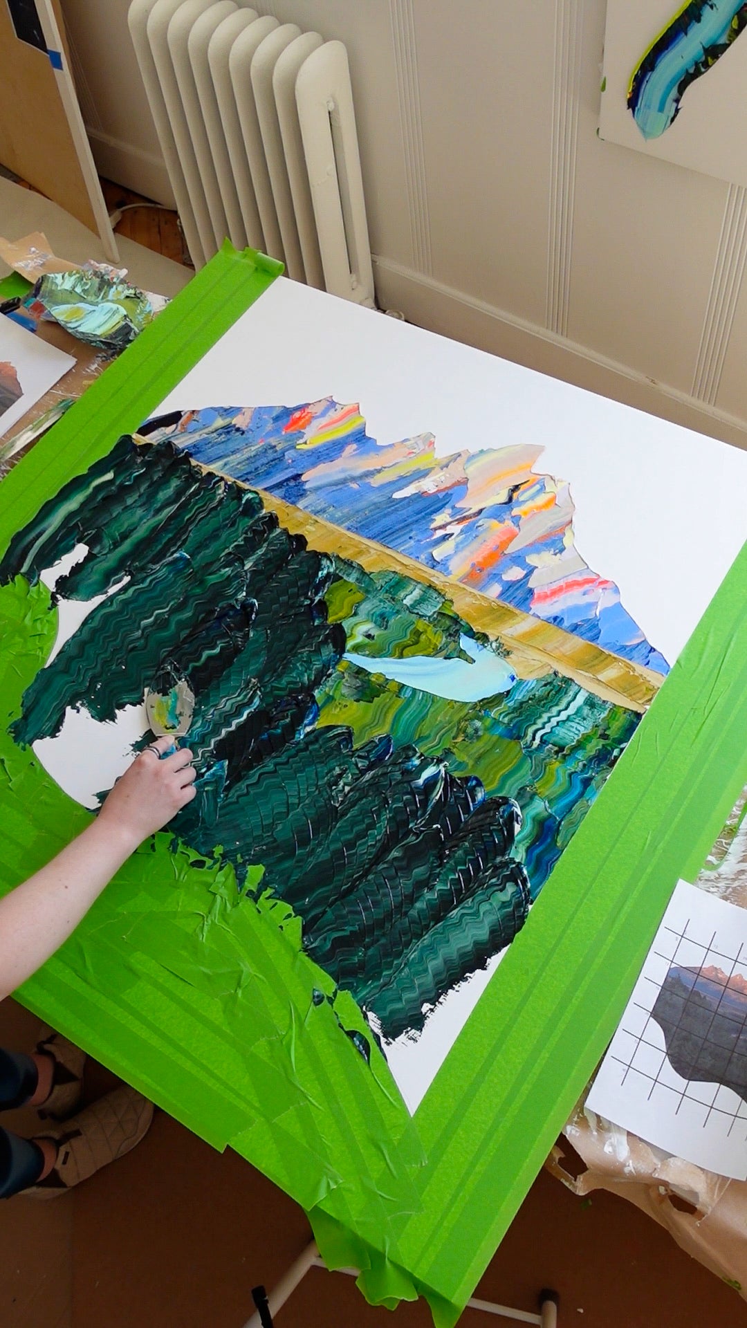 Built to Thrive - 45x45" Original Painting